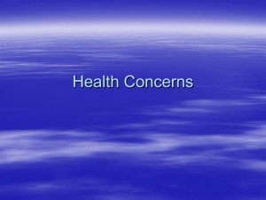 Health Concerns