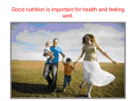 Guidelines for Good Nutrition