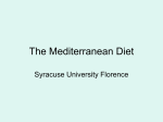 The Mediterranean Diet