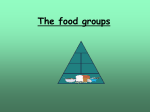The food groups