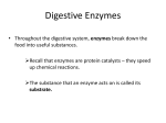 Hormonal Control of Digestion