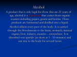 Alcohol`s Effects