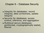 Chapter 6 - Database Security