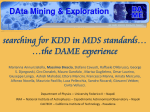 searching KDD…DAME experience