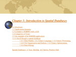 Introduction to Spatial Databases