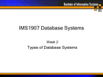 IMS1907 Database Systems