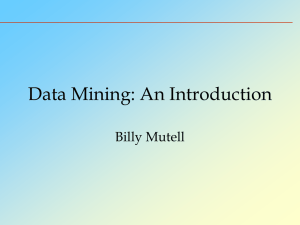 Data Mining: An Introduction