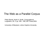 NE processing Using Web Count