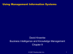 Using Management Information Systems