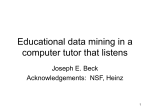 Educational data mining
