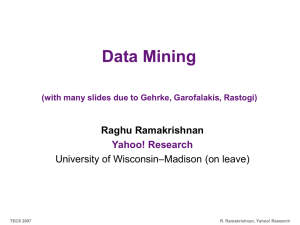 Data Mining - Berkeley Database Research