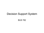 Decision Support Systems - San Francisco State University