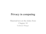 Privacy