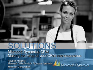 Microsoft Dynamics CRM