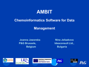 Ambit - Cheminformatics software for data