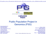 Executive Summary - Public Population Project in Genomics and