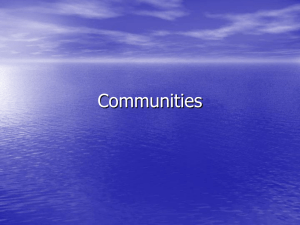 Communities