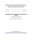 Environment, Politics and Development Working Paper Series