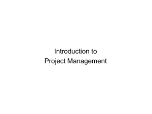 Project Management