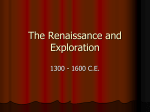The Renaissance and Exploration