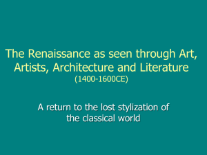 Art and Artists of the Renaissance