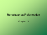 Renaissance/Reformation