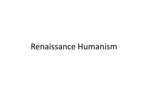 Renaissance Humanism