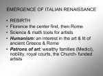 the italian renaissance