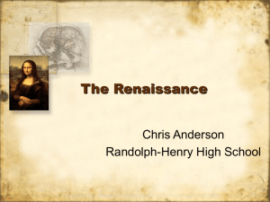 The Renaissance--full note powerpoint