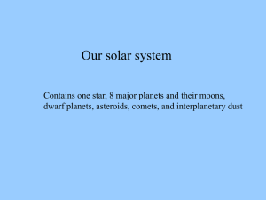 Solar system topics