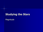 Studying the Stars
