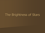 The Brightness of Stars
