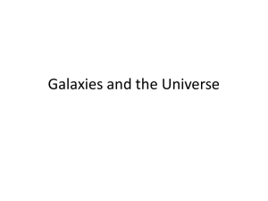 Galaxies and the Universe