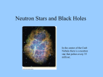 Neutron stars and black holes