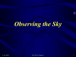 Sky & Astronomy - Wayne State University Physics and Astronomy