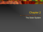 Chapter 2 - The Solar System