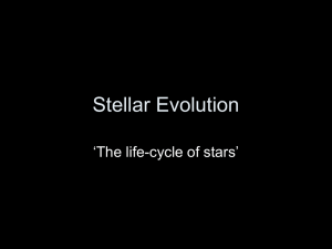 Stellar Evolution