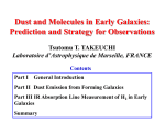 Dust and Molecules in Early Galaxies