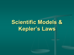 Kepler`s Laws Powerpoint