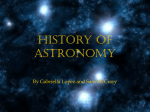 History Of Astronomy