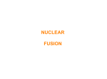 nuclear fusion