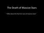 Death of Massive Stars