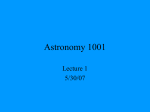 Astronomy 1001