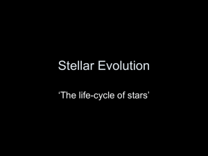 Stellar Evolution