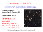 astro2_lec1 - Astronomy & Astrophysics Group