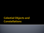 SNC1PL Celestial Objects and Constellations