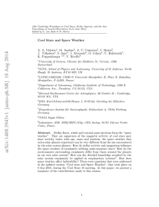 18th Cambridge Workshop on Cool Stars, Stellar Systems, and the... Proceedings of Lowell Observatory (9-13 June 2014)