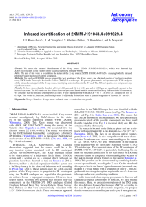 Astronomy Astrophysics + Infrared identification of 2XMM J191043.4