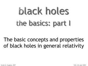 The basic concepts and properties of black holes in general relativity