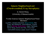 Galactic Neighborhood and  (Chandra-enabled) X-ray Astrophysics Q. Daniel Wang